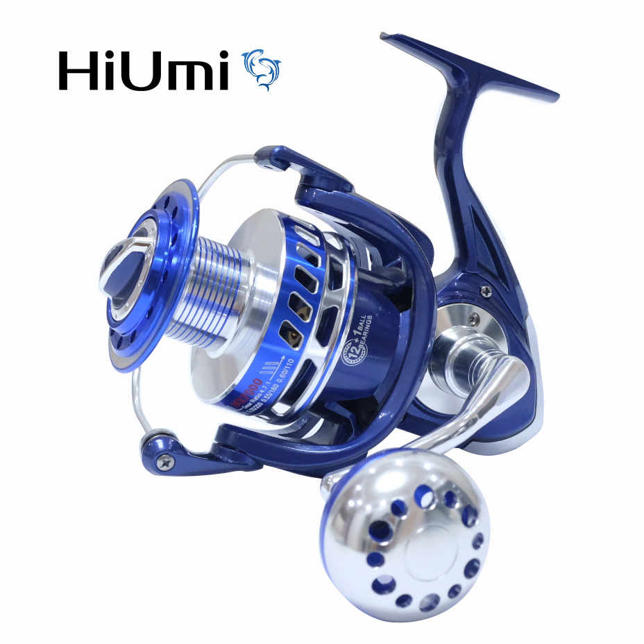 Trolling Reel - Hiumi-carretilha de pesca marítima, 30kg, arrasto