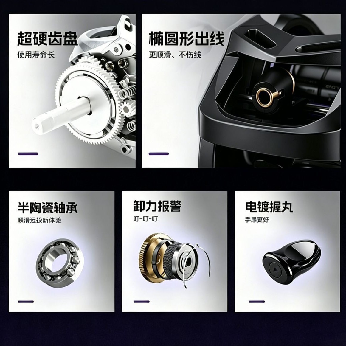 Carretilha C1 com 3 Sistemas d - Ice Fishing Reel avaliação e preço